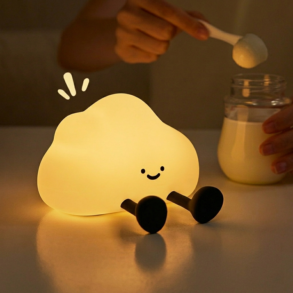 Dreamy Days: Soft Touch Cloud Lamp